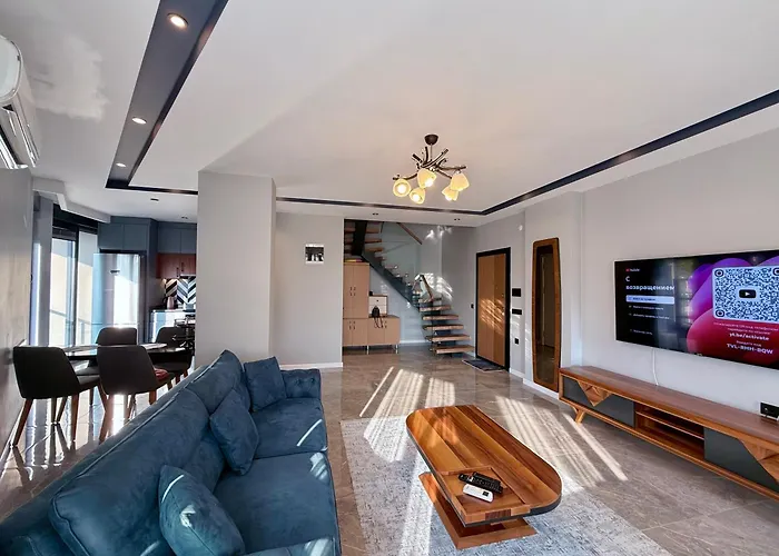 Sa Apartments! Luxury 2bd Duplex 200m To The Lejlighed Alanya